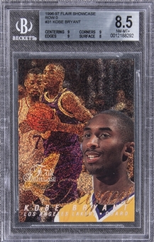 1996-97 Flair Showcase Row 0 #31 Kobe Bryant Rookie Card – BGS NM-MT+ 8.5